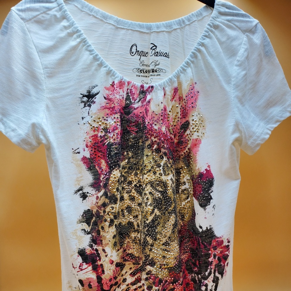 Sequined Onque Casuals tee